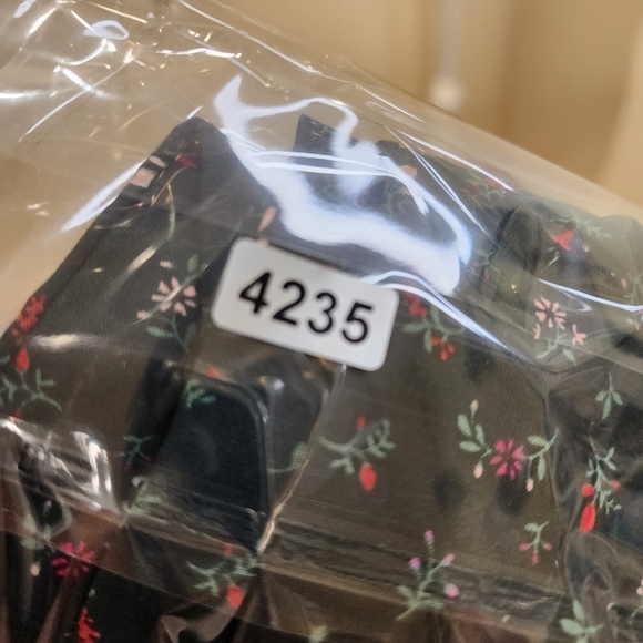 Old Navy Floral Green Wrap Long Sleeves Dress NWT - Picture 14 of 14